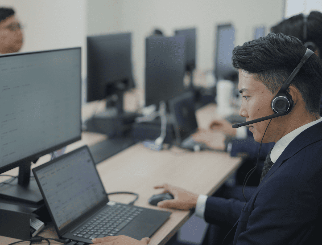 伴走型サポート体制の様子