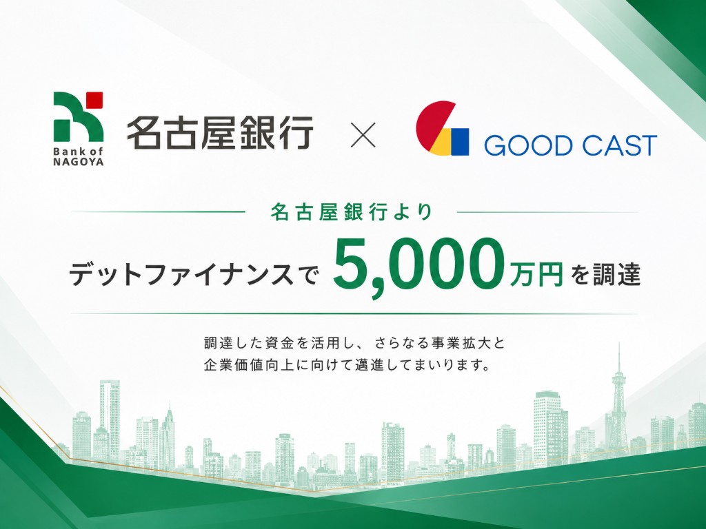 グッドキャストと名古屋銀行